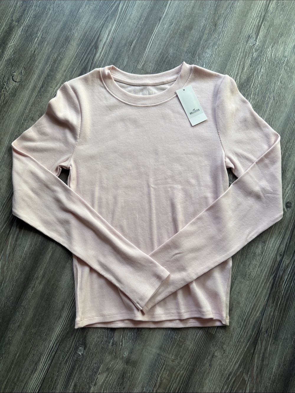 NWT Hollister Ribbed Long Sleeve Shirt